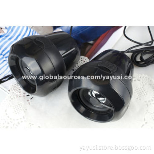 Dot-shaped USB Portable Speakers for Computers, 50-18,000Hz Frequency Response